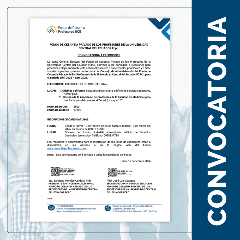 Convocatoria 2026